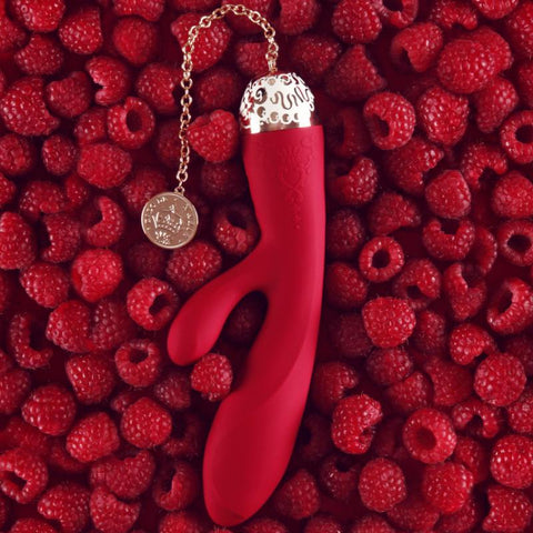 ZALO USA Rosalie Rabbit Vibrator Bright Red