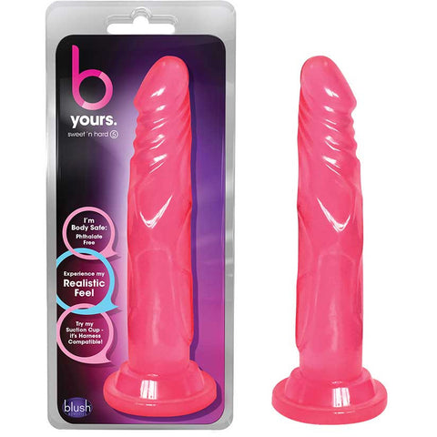 7.5 Inch Suction Cup Dildo Dong B Yours Sweet & Hard 5
