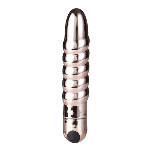 MAIA TOYS LOLA USB Rechargeable 10-Function Vibrating Twisty Bullet Rose Gold