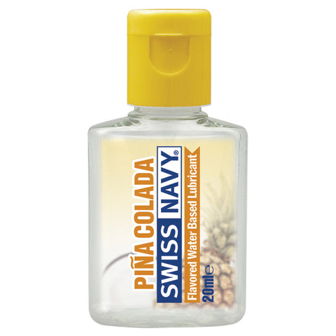 Swiss Navy Flavored Personal Lubricant, Pina Colada 20ML Bottle