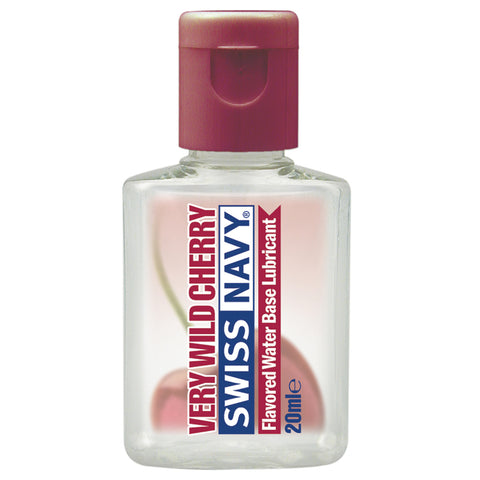Swiss Navy Flavored Personal Lubricant, Wild Cherry 20ML Bottle