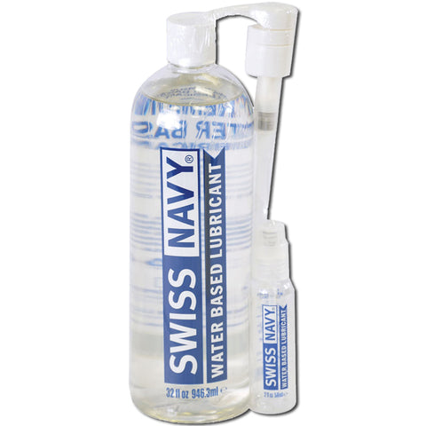 Swiss Navy Water-Based Lubricant 32 oz.