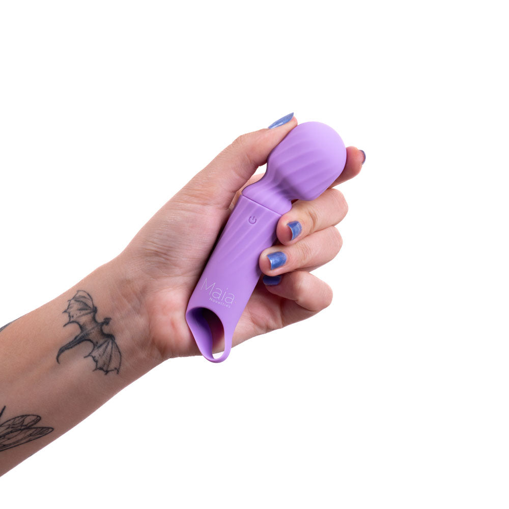 Maia Toys VIBELITE Dolly Rechargeable Vibrator Mini Wand Massager - PU Maia Toys VIBELITE Dolly Rechargeable Vibrator Mini Wand Massager - PU