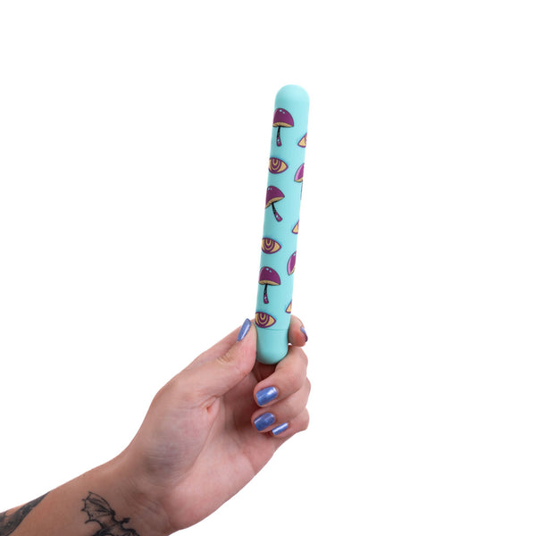 Trippy Toys LUCY Mushroom Pattern Rechargeable X-Long Bullet