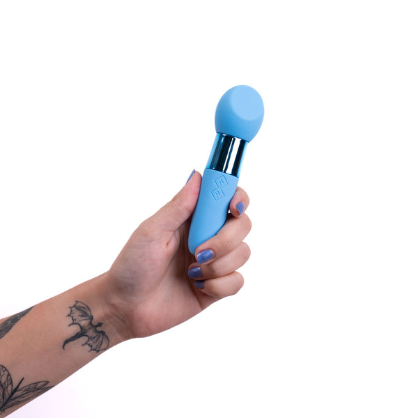RINA BLUE Rechargeable Dual Motor Silicone 15-Function Vibrator