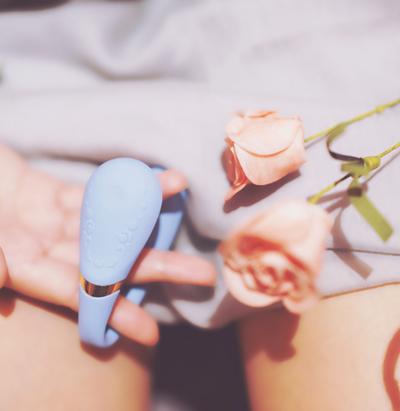 ZALO USA FanFan Couples Massager Royal Blue