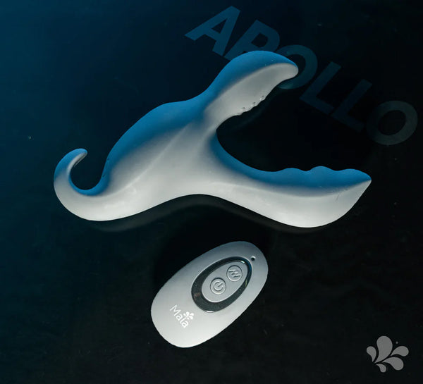 APOLLO 15-Function Silicone Remote Control Dual Motor USB Rechargeable Prostate Massager