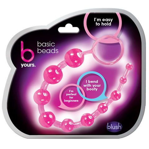 B Yours Basic Beginner Anal Sex Beads by Blush*