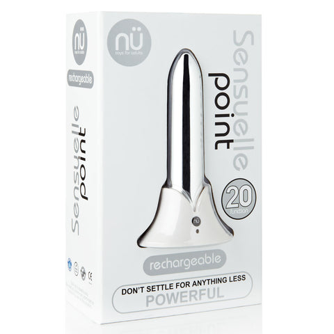 Sensuelle Point Bullet Vibrator Silver Box