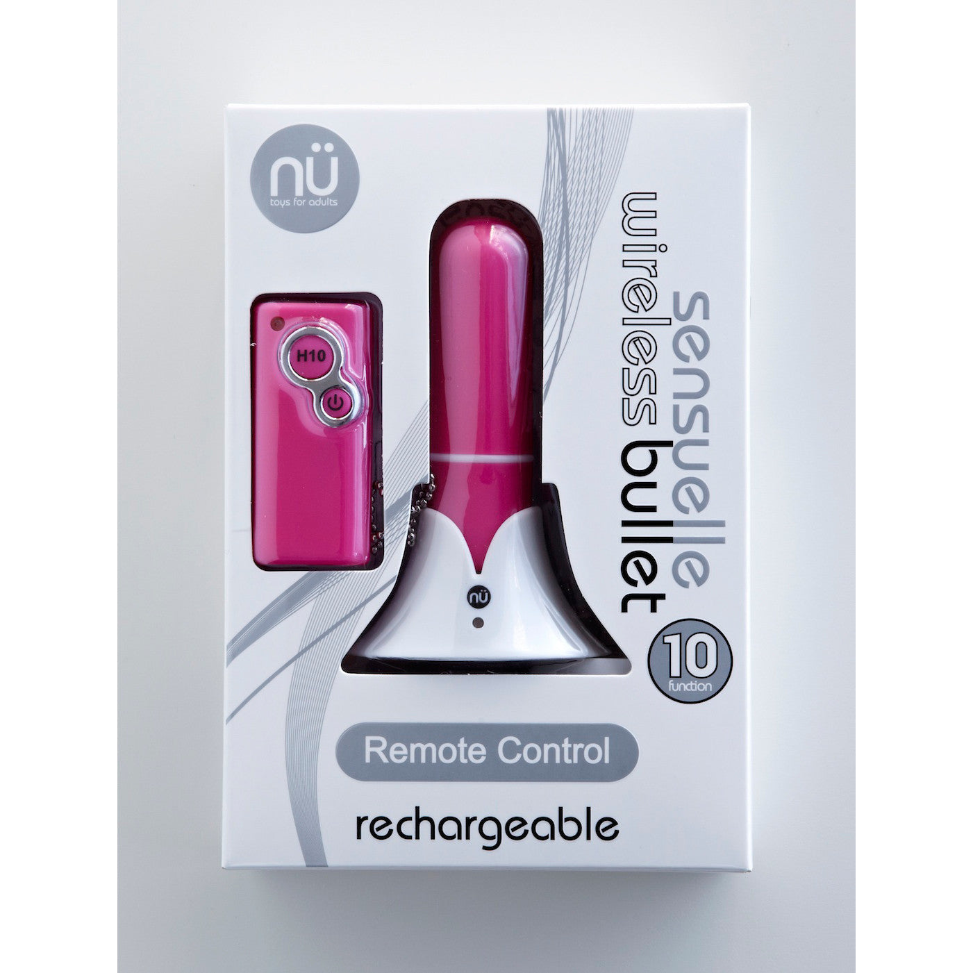 Sensuelle Remote Control Wireless Bullet Vibrator - Pink Sensuelle Remote Control Wireless Bullet Vibrator - Pink