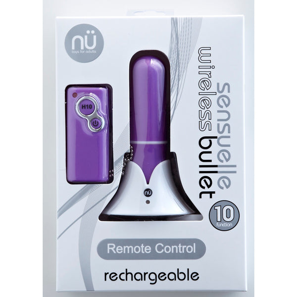 Sensuelle Remote Control Wireless Bullet Vibrator - Purple