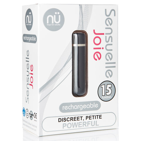 Sensuelle Joie 15 Function Bullet Vibrator - Black