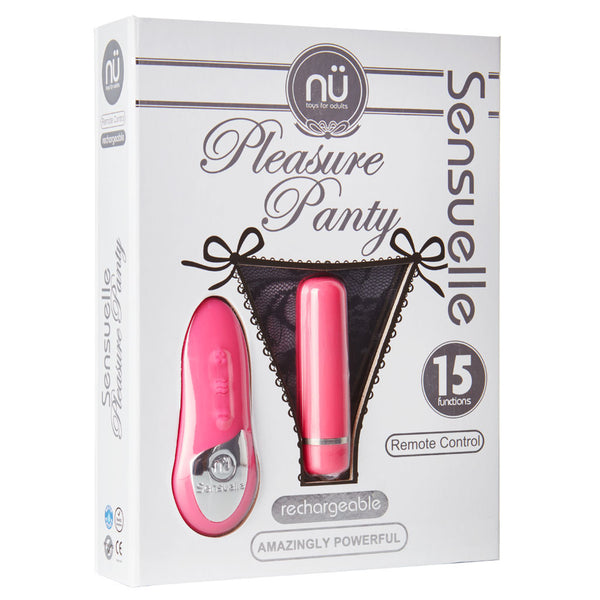 NU Sensuelle Pleasure Panty Pink Box
