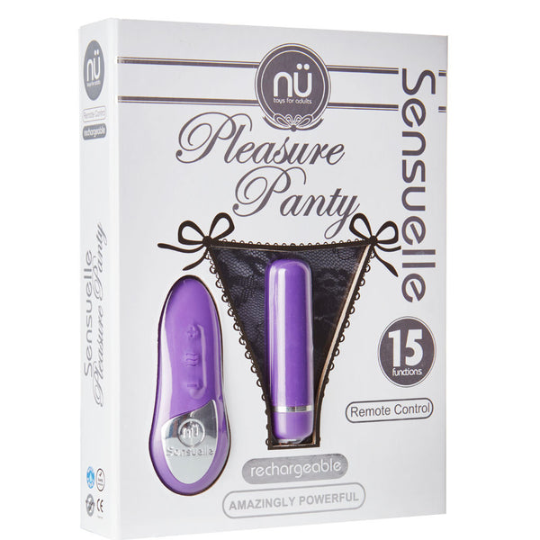 NU Sensuelle Pleasure Panty Purple