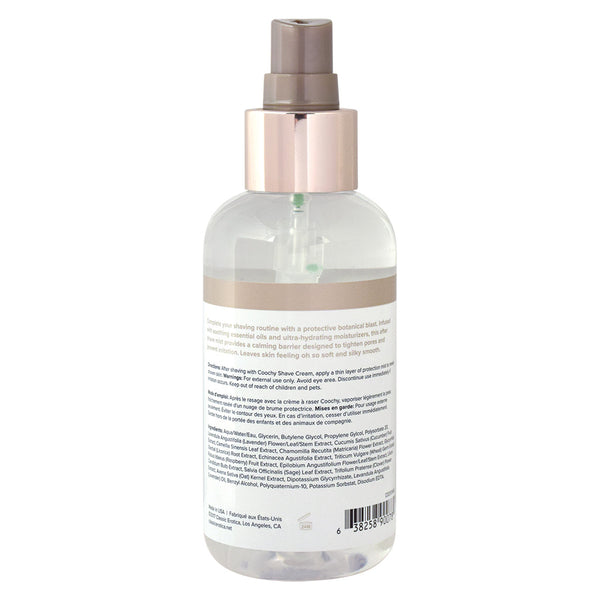 Coochy After Shave Protection Mist Label