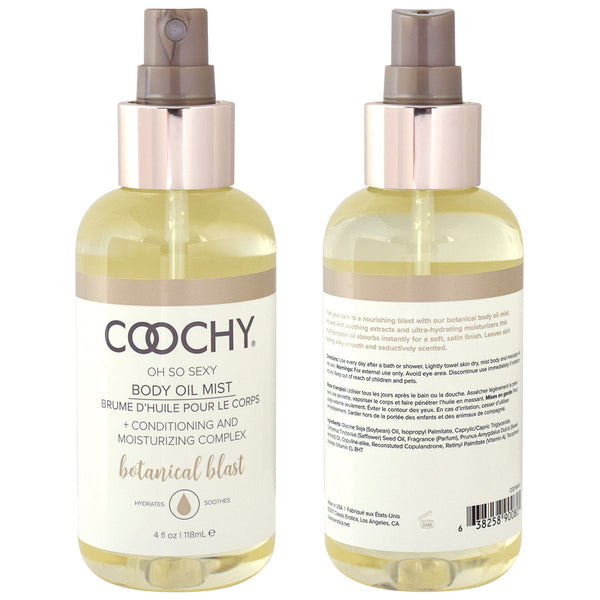 Coochy Body Oil Mist Botanical Blast 4 oz Profile