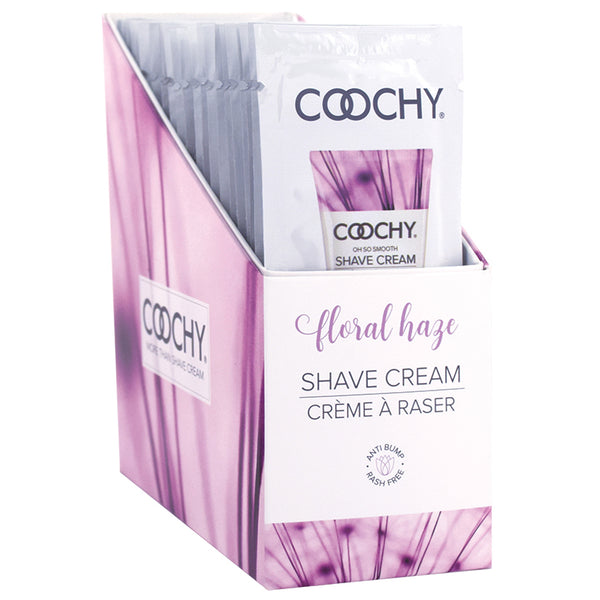 Coochy Cream Rash Free Oh So Smooth Floral Haze Foil Display