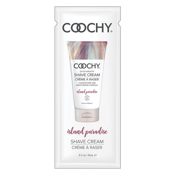 Coochy Rash Free Shave Cream Island Paradise Foil Pacl