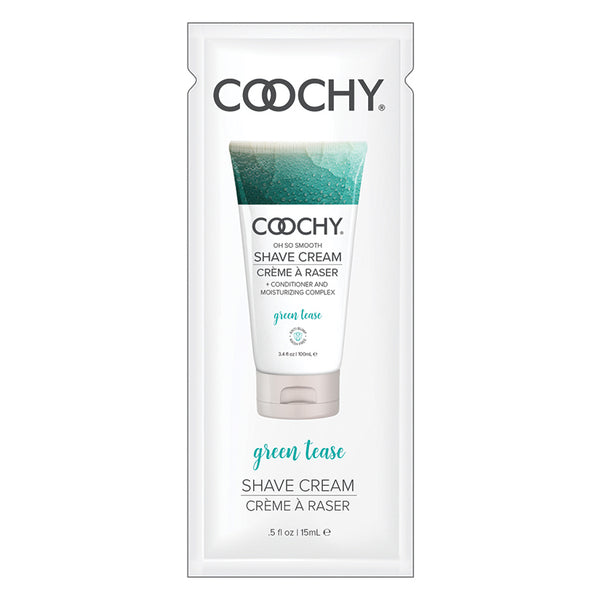 Coochy Shave Cream Green Tease Foil Pack