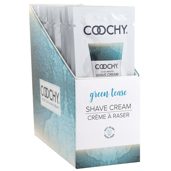Coochy Shave Cream Green Tease 24 Piece Display