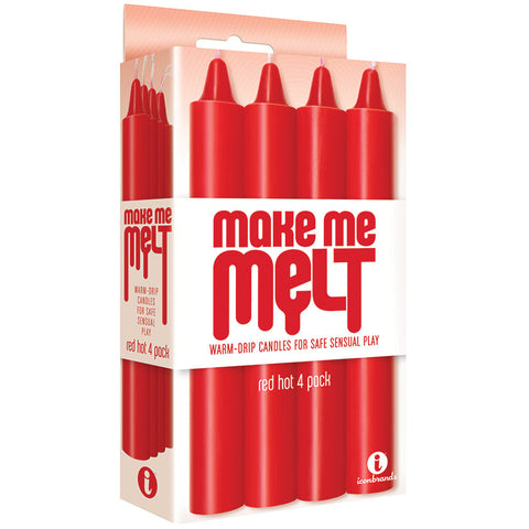 Make Me Melt Pain & Pleasure Drip Candles - Red