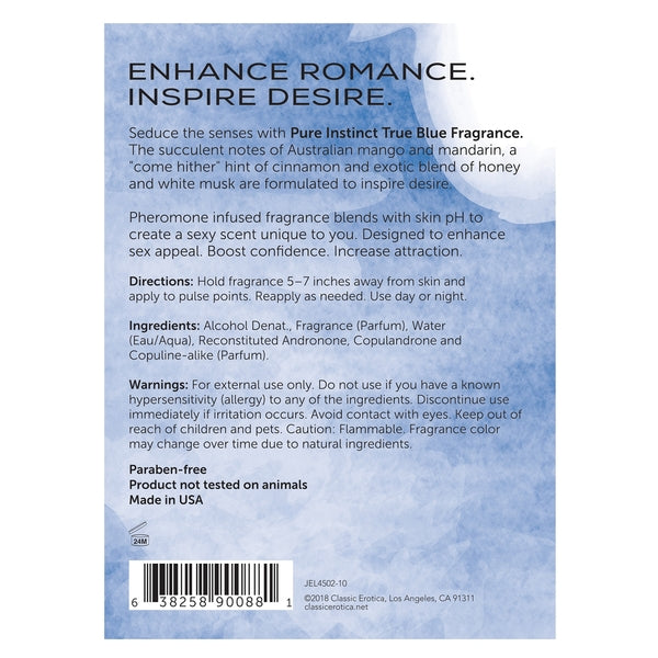 Pure Instinct True Blue Pheromone Spray
