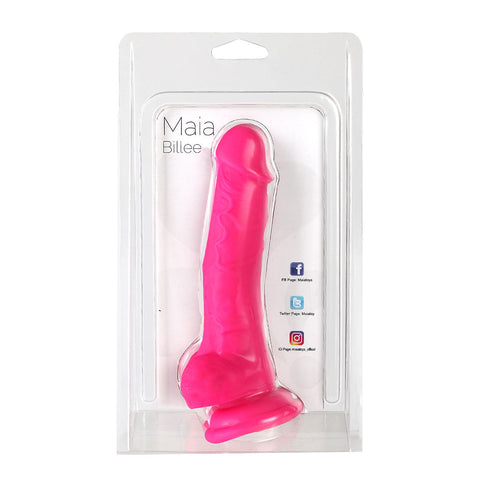 BILLEE 7-Inch Silicone Realistic Suction Cup Dong Harness Compatible