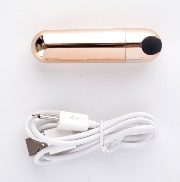 JESSI USB Rechargeable Super Charged Mini Bullet ROSE GOLD*