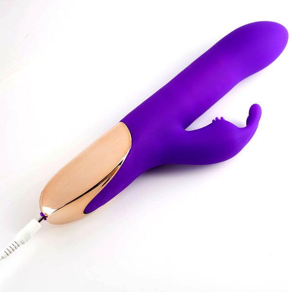 Maia Toys Karlin USB Rechargeable 10/4 Function Rabbit Vibrator PURPLE