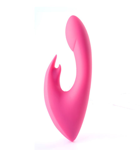 Maia Toys LEAH USB Rechargeable Silicone 10-Function Rabbit Vibrator Pink