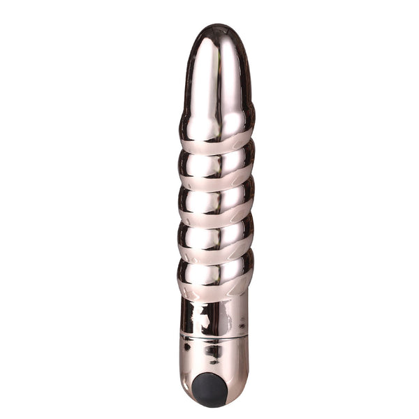 MAIA TOYS LOLA USB Rechargeable 10-Function Vibrating Twisty Bullet Rose Gold