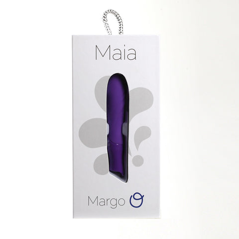 MAIA TOYS MARGO USB Rechargeable Silicone 10-Function Textured Bullet Vibrator