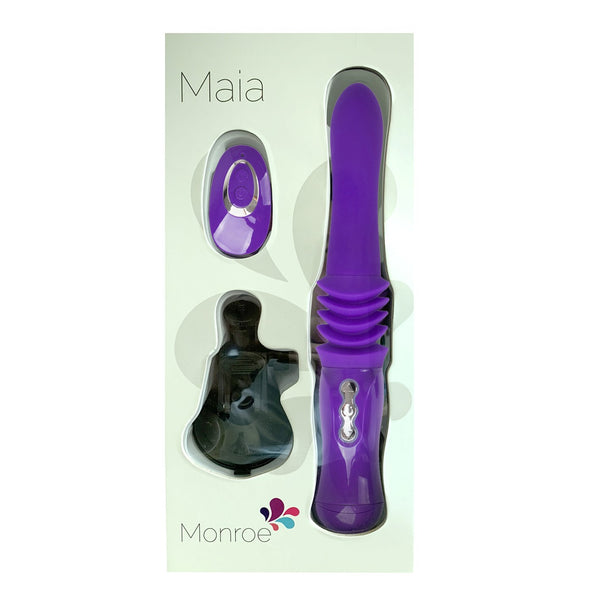 Maia MONROE Remote Control Rechargeable Thrusting Vibrator