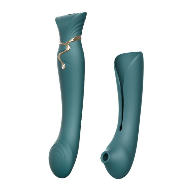 ZALO USA Queen Set G-Spot Vibrator Jewel Green