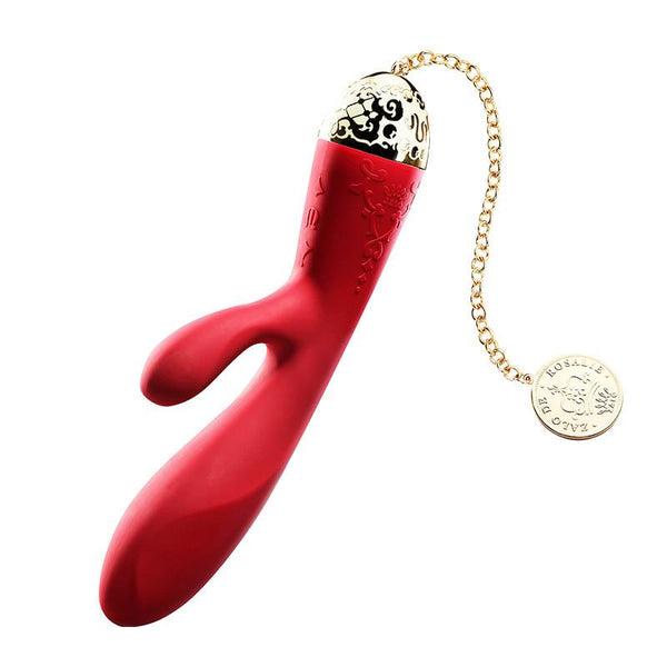ZALO USA Rosalie Rabbit Vibrator Bright Red