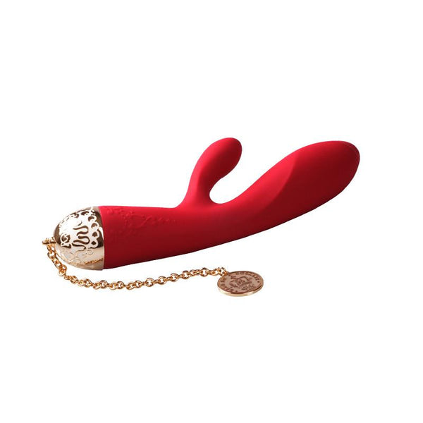 ZALO USA Rosalie Rabbit Vibrator Bright Red