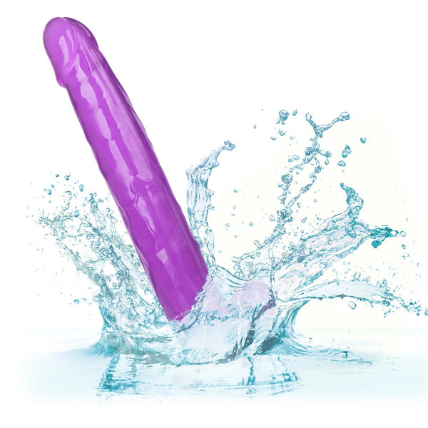 Size Queen 12 Inch Realistic Suction Cup Dildo Dong PURPLE by Cal Exotics