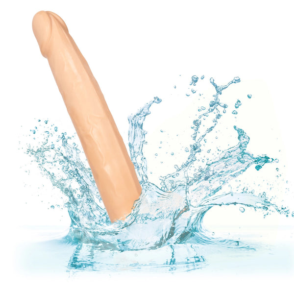 Size Queen 12 Inch Realistic Suction Cup Dildo Dong IVORY by Cal Exotics