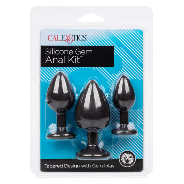 Silicone Gem Anal Sex Trainer Kit by Cal Exotics