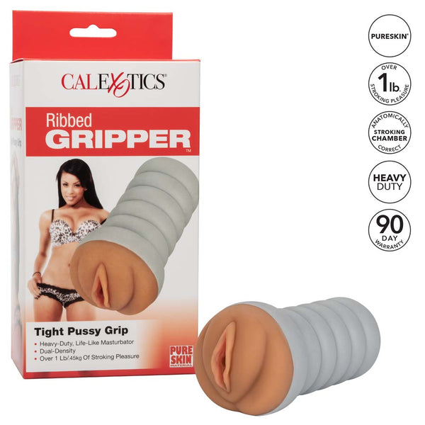 Ribbed Grippers Vaginal Anal Male Masturbators