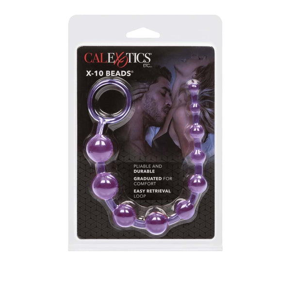 Cal Exotics X-10 Anal Sex Beads Butt Plug Dildo Sex Toy*