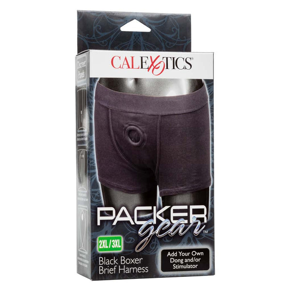 Packer Gear Black Boxer Brief Harness