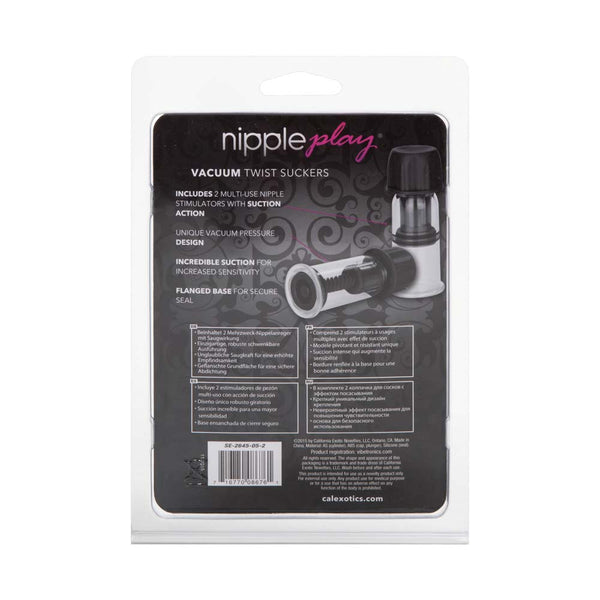 Nipple Play Vacuum Twist Nipple Suckers