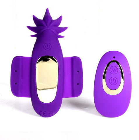 Maia Toys SATIVA 10-Function Remote Control Panty Vibrator Purple 420 Series