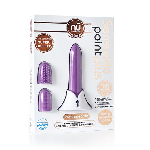 NU Sensuelle POINT PLUS 20-Function Bullet Purple