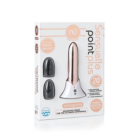 NU Sensuelle POINT PLUS 20-Function Bullet Rose Gold