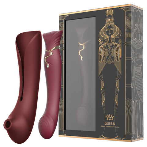 ZALO USA Queen Set Wine Red