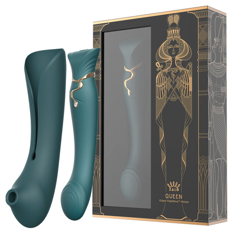 ZALO USA Queen Set G-Spot Vibrator Jewel Green