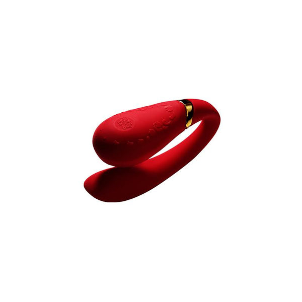 ZALO USA FanFan Couples Massager Bluetooth Bright Red