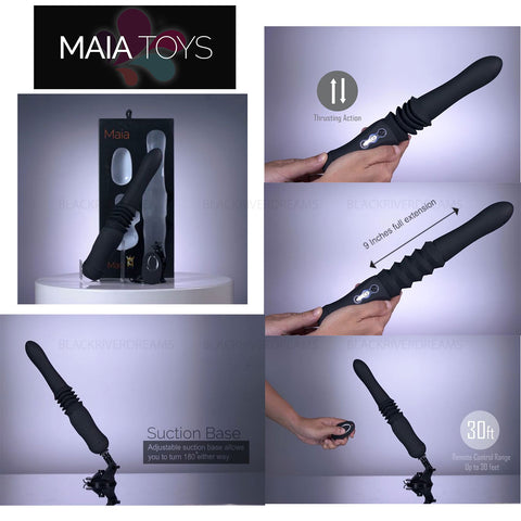 Maia Max Remote Control Rechargeable Thrusting Vibrator